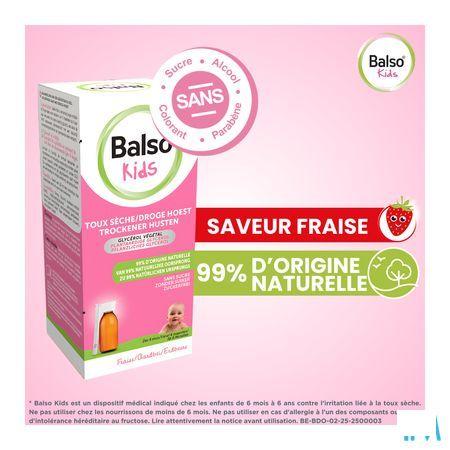 Balso Kids Hoestsiroop Z/Suiker 125ml + Pipet