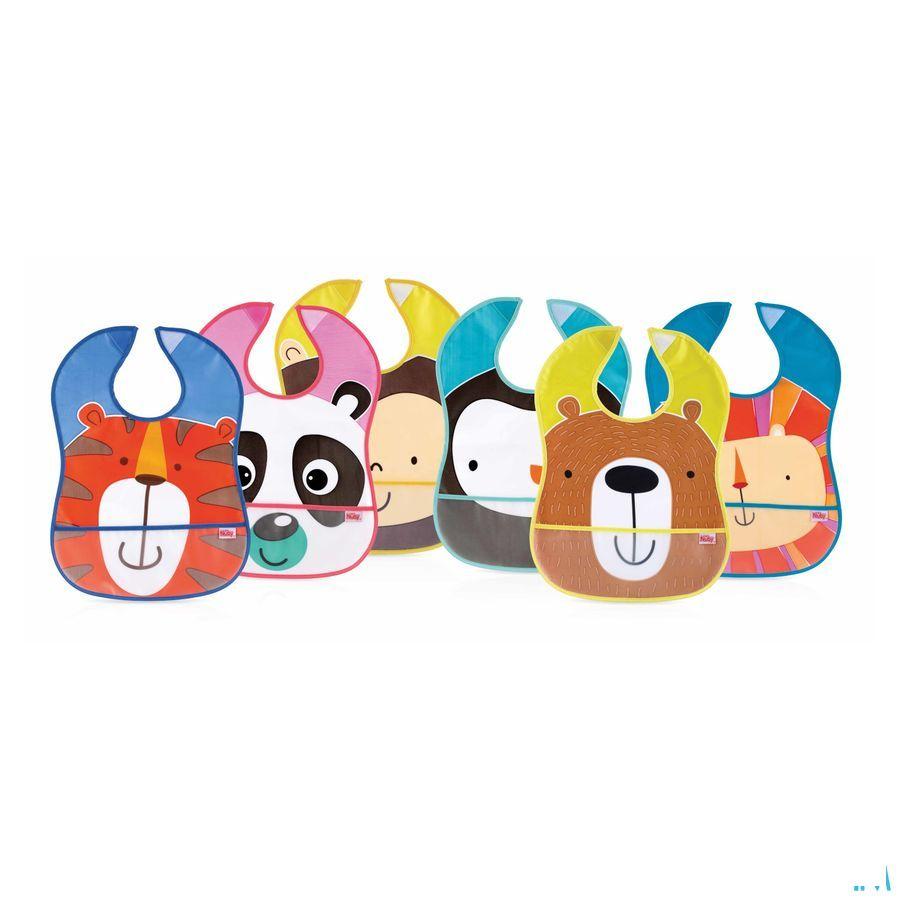 Nuby Bavoir Impermeable Poche 3m +   -  New Valmar