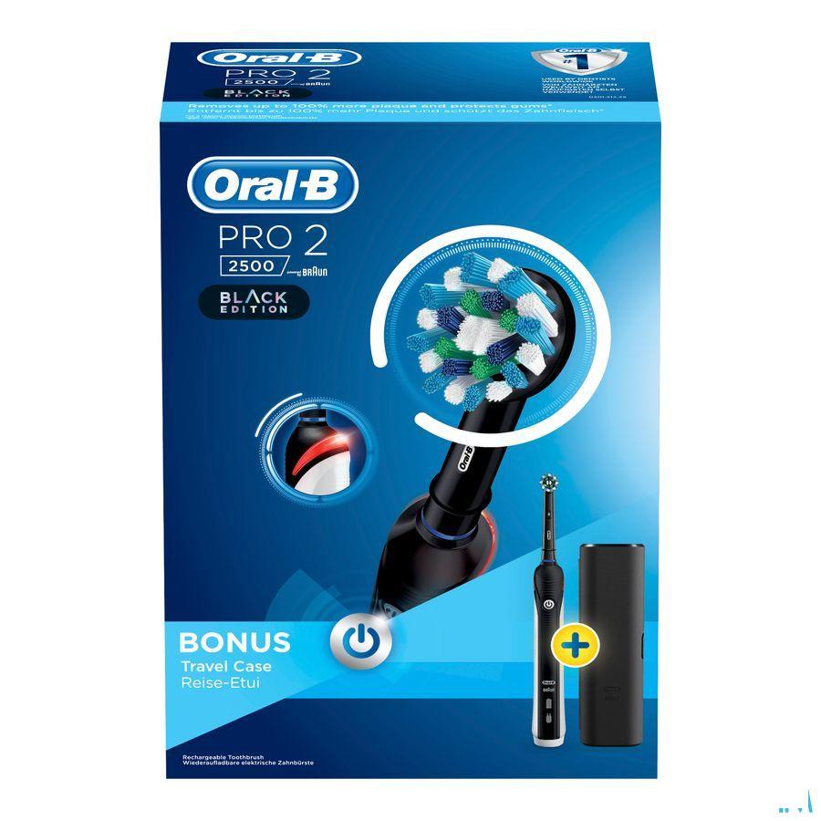 Oral B Pro 2500 Cross Action Black