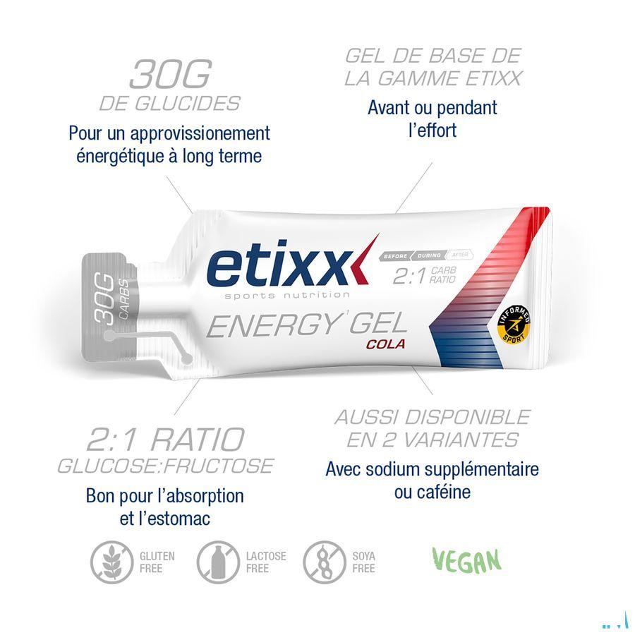 Etixx Energy Gel Cola 12X40 ml  -  Ceres Pharma
