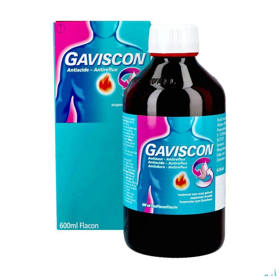 Gaviscon Antizuur-antireflux Suspensie Oraal Gebr.600 ml