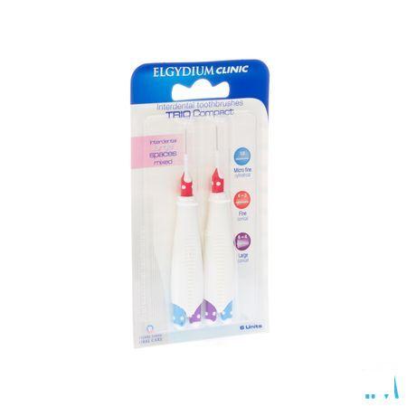 Elgydium Clinic Trio Tablettenborstel Breed Gemengd 2
