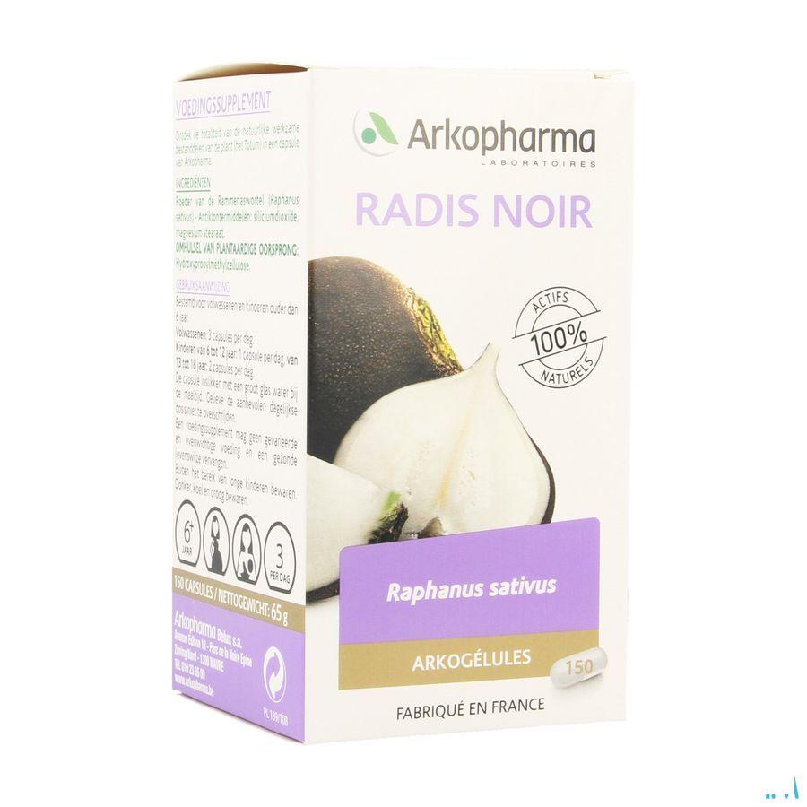 Arkogelules Radis Noir Vegetal 150  -  Arkopharma