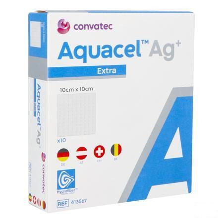 Aquacel Ag+ Extra 10 X 10Cm 10 413567