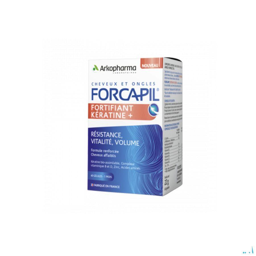 Forcapil Keratine+ Caps 60  -  Arkopharma