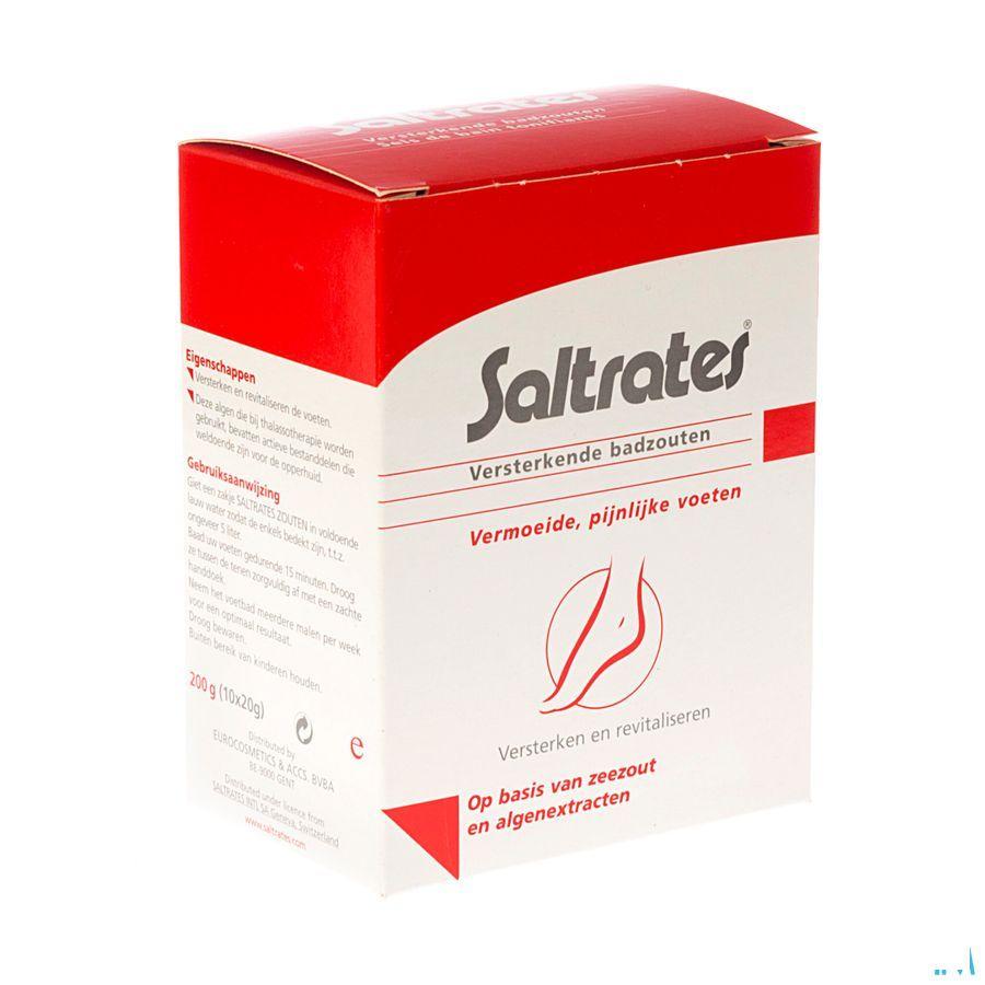 Saltrates Zout Zeewier Vermoeide Voet Zakje 10x20 gr  -  Eurocosmetic International