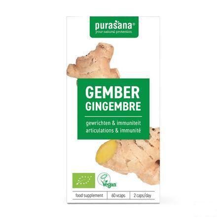 Purasana Vegan Gember V-Caps 60