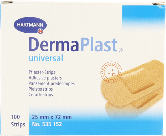 Dermaplast Universal 25x72mm 1x100 P/s  -  Hartmann