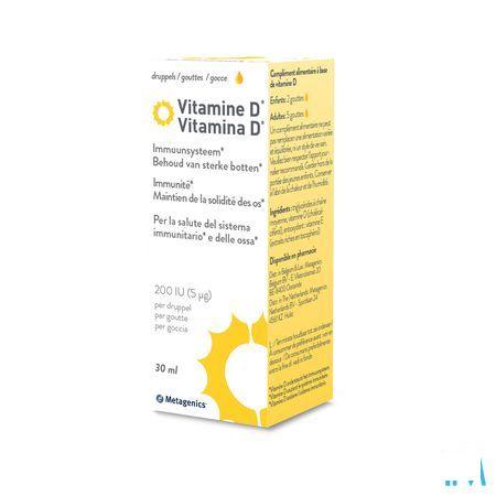Vitamine D3 Liquid 30 ml 25777  -  Metagenics