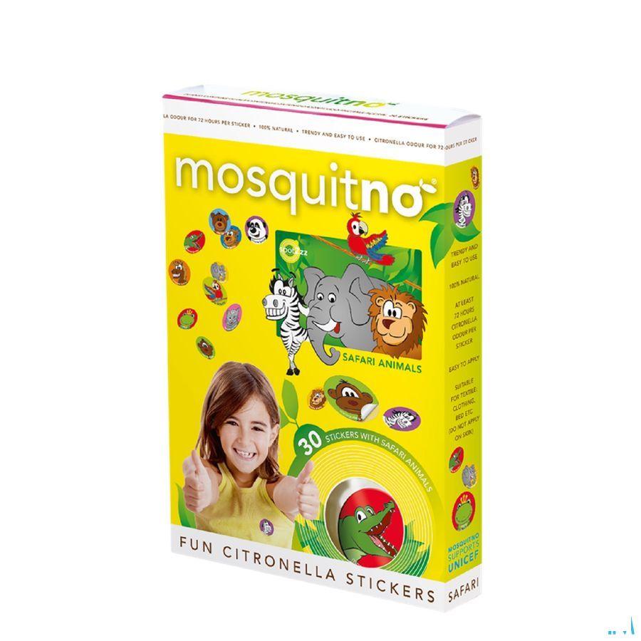 Mosquitno Spotz 6 Citronella Stickers Safari 5  -  Diacosmo