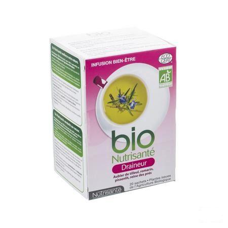 Infusion Bio Draineur Sachets 20  -  Nutrisante