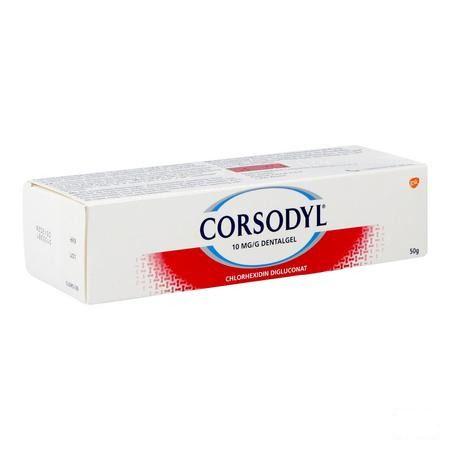 Corsodyl 10 mg/g Tandgel Tube 50 gr