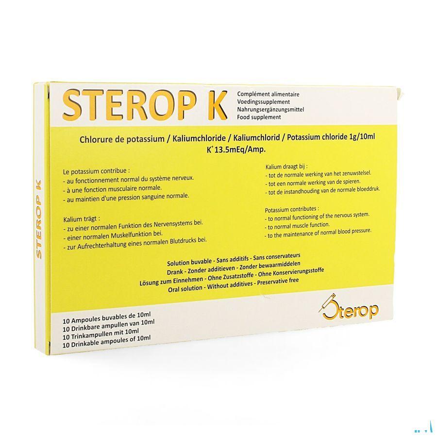 Sterop K Ampullen 10x10 ml  -  Sterop