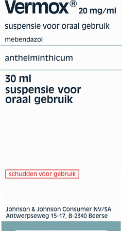 Vermox Suspensie 30 ml 2%