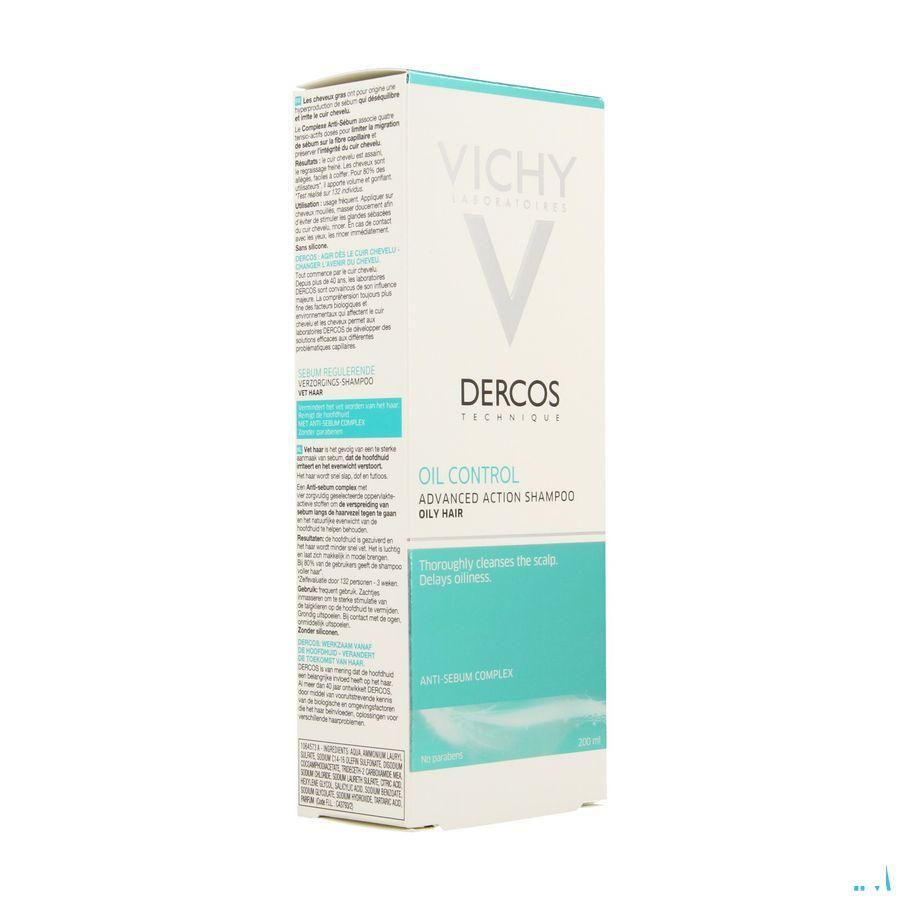 Vichy Dercos Sebo Correct. Chev Gras Shampooing 200 ml  -  Vichy