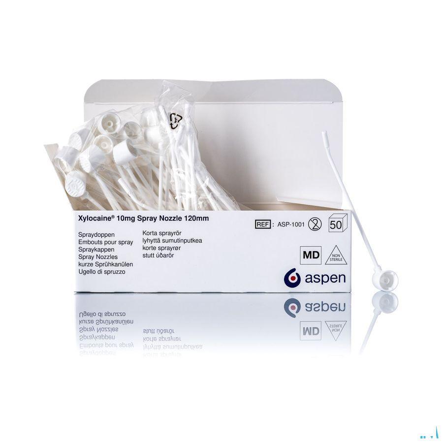 Xylocaine N/ster. Embouts/doppen 50 - 120 Mm