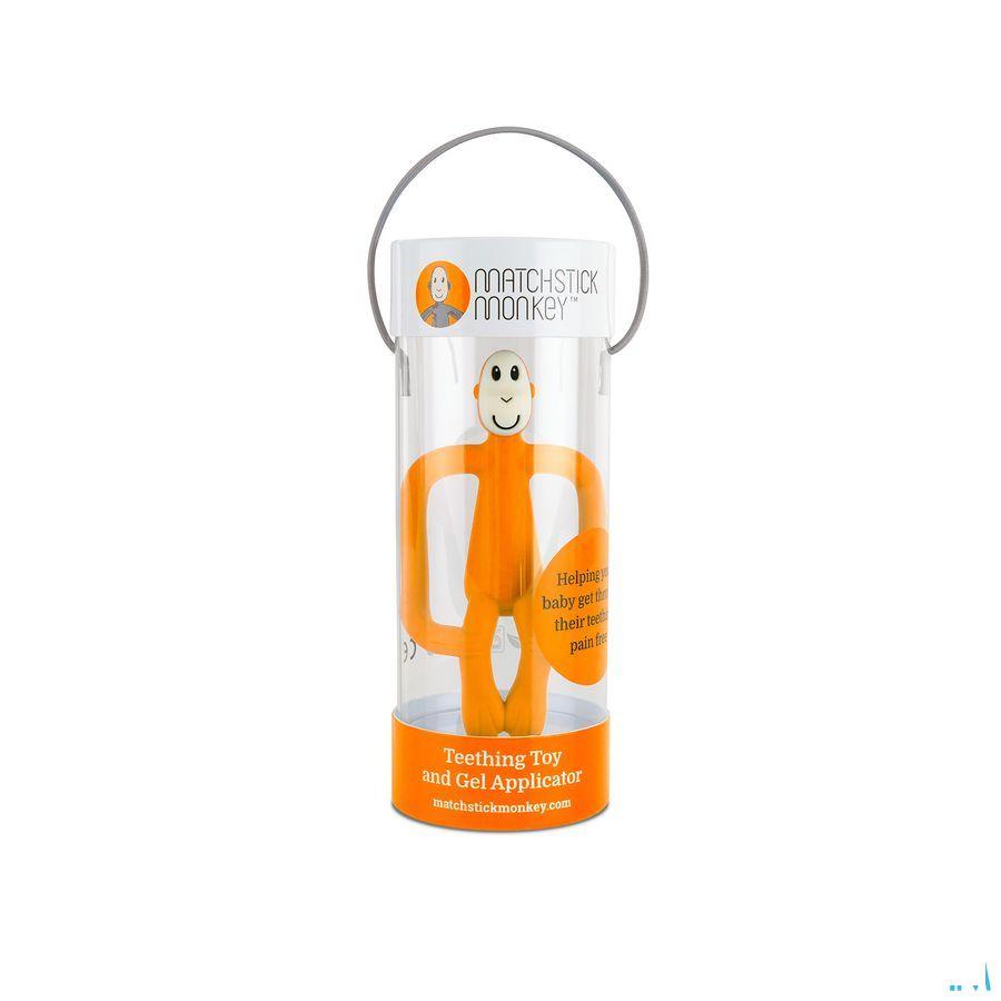 Matchstick Monkey Bijtring Oranje  -  Bomedys