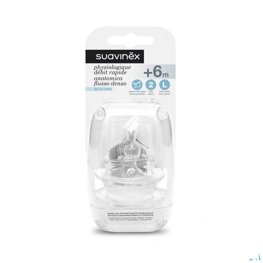 Suavinex Teets Zuigspeen Silic. Anat. 2 Large 2