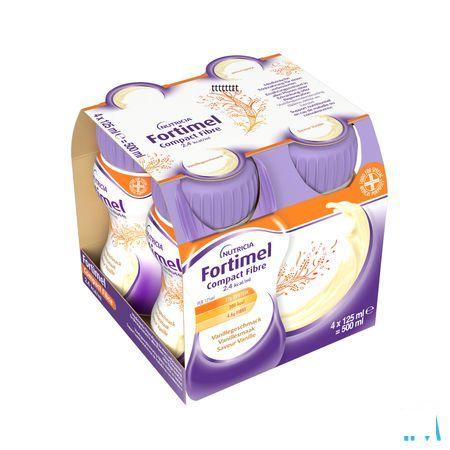 Fortimel Compact Fiber 2.4Kcal Vanille 4 x 125 ml