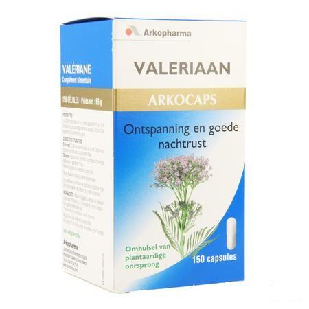 Arkocaps Valeriaan Plantaardig 150  -  Arkopharma