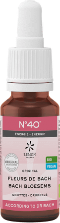 Fleurs De Bach Bio N40 Gouttes Energie 20 ml  -  Eureka Pharma