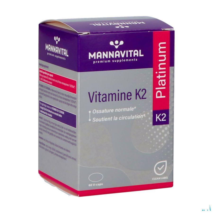 Mannavital Vitamine K2 Platinum V-Caps 60
