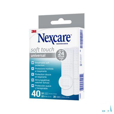 Nexcare 3M Soft Touch Universal Assort. Strips 40  -  3M