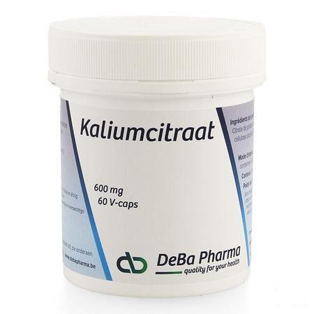 Citrate Potassium 600 mg V-Capsule 60  -  Deba Pharma