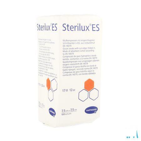 Sterilux Es 7,5x7,5cm12pl.nst 100 P/s  -  Hartmann