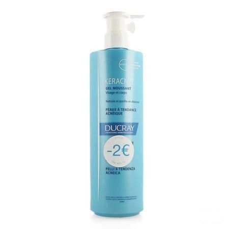 Ducray Keracnyl Gel Moussant 400 ml