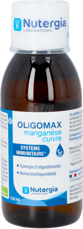 Oligomax Manganese Cuivre 150 ml  -  Lab. Nutergia