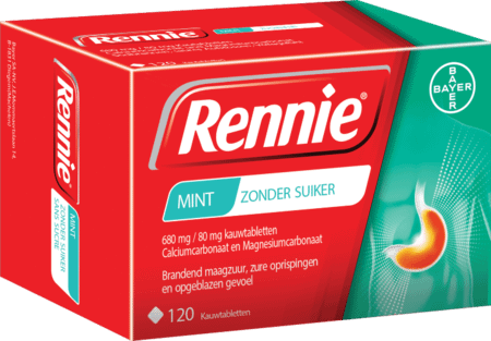 Rennie Sans Sucre Pastilles 120