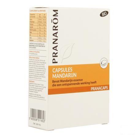 Mandarijn Bio Blister Capsule 2x15  -  Pranarom