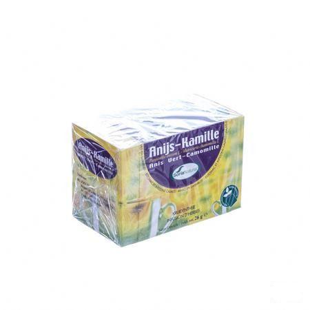 Soria Manzanilla-anis - Camomille-anis Natusor - 20 Sachets  -  Soria Bel