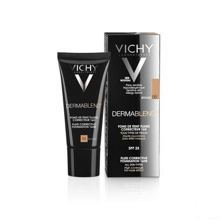 Vichy Fdt Dermablend Fluide 55 Bronze 30 ml  -  Vichy