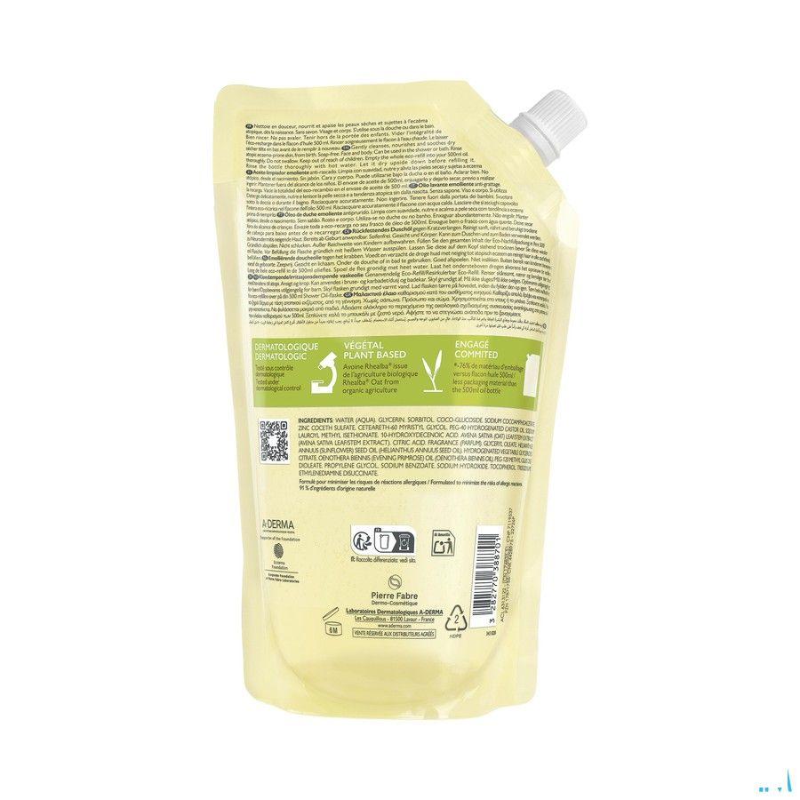 Aderma Exomega Control Huile Lav.Emol.Refill500 ml