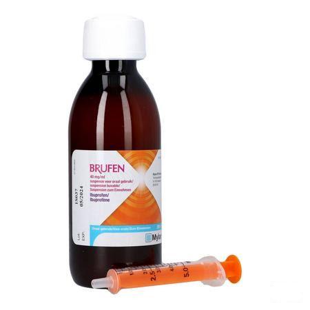 Brufen 40 mg/Ml Susp Oraal Gebruik 200 ml