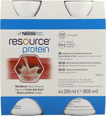 Resource Protein Fruits Des Bois 4x200 ml  -  Nestle