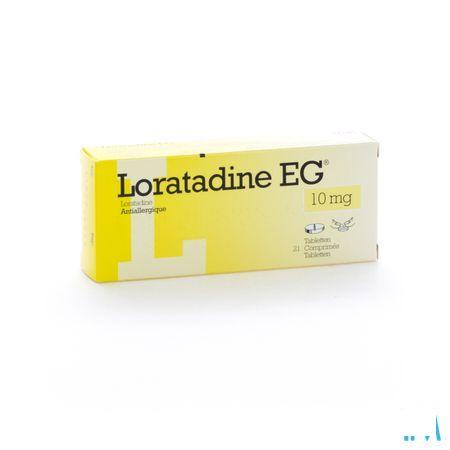 Loratadine EG 10 mg Comprimes 21 X 10 mg  -  EG