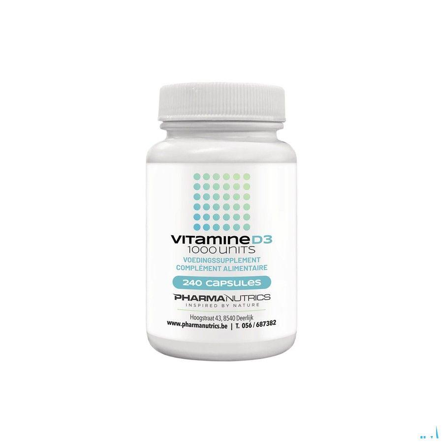 Vit D3 1000 Iu Caps 240 Pharmanutrics  -  Pharmanutrics