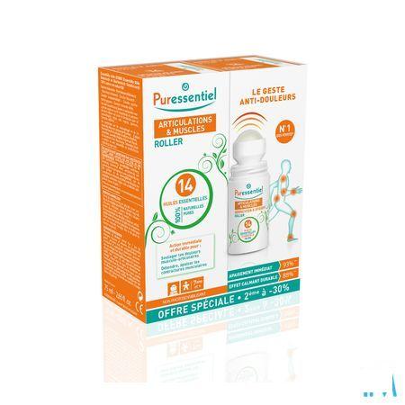 Puressentiel Articulation Roller 14 Huile Essentielle 2x75 ml  -  Puressentiel