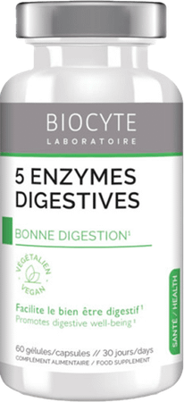 Biocyte 5 Enzymes Capsule 60  -  Biocyte
