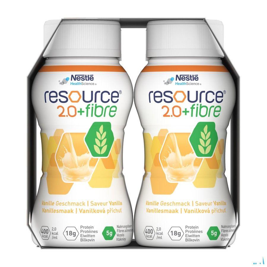 Resource 2.0 Fibre Vanille 4x200 ml 12100793  -  Nestle