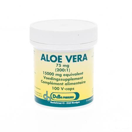 Aloe Vera 200:1 V-Capsule 100x75 mg  -  Deba Pharma