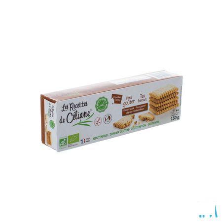Celiane Zandkoekjes Natuur Bio 150 gr 4088  -  Revogan