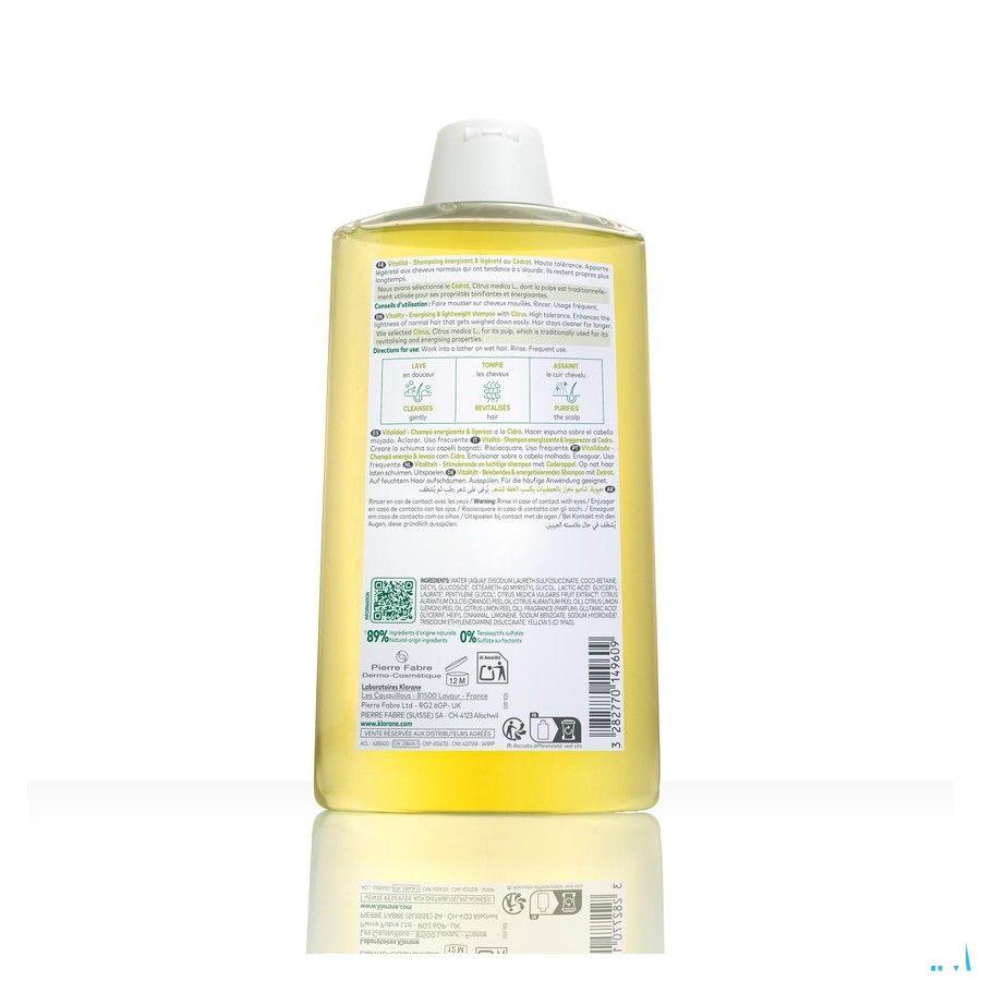 Klorane Capilaire Shampooing Pulpe Cedrat 400 ml