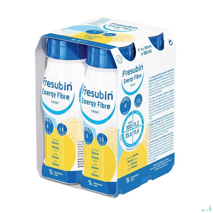 Fresubin Energy Fibre Drink Banane 4x200 ml 7023601  -  Fresenius