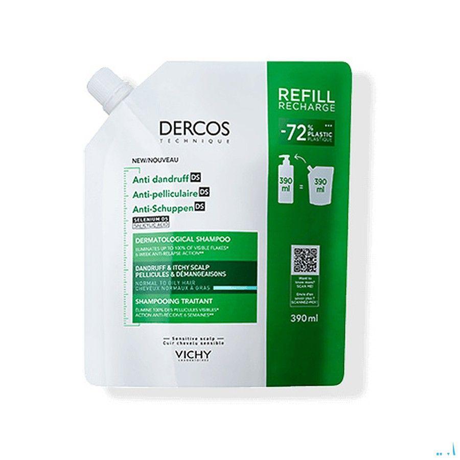 Vichy Dercos Shampooing Trait.A/Pell Chev.Mi x Refill 500 ml