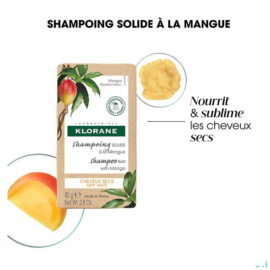 Klorane Capilaire Shampooing Solide Mangue 80G