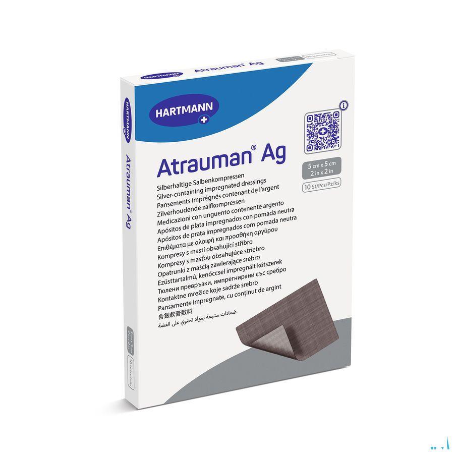Atrauman Ag 5x5cm St. 10 P/s  -  Hartmann
